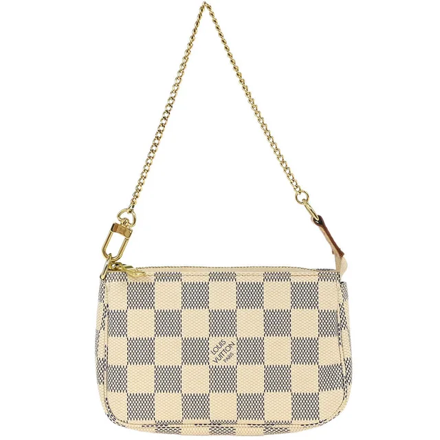 Louis Vuitton Damier Azur Mini Pochette Accessoires N58010 in Canvas from AMORE Vintage Tokyo