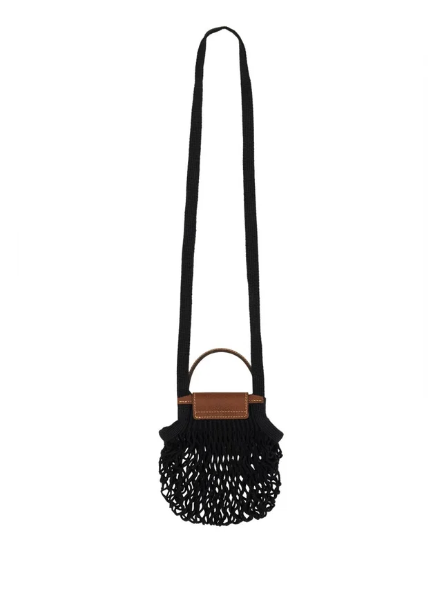 Longchamp Mini Bag — Black Cotton in Black from HEWI