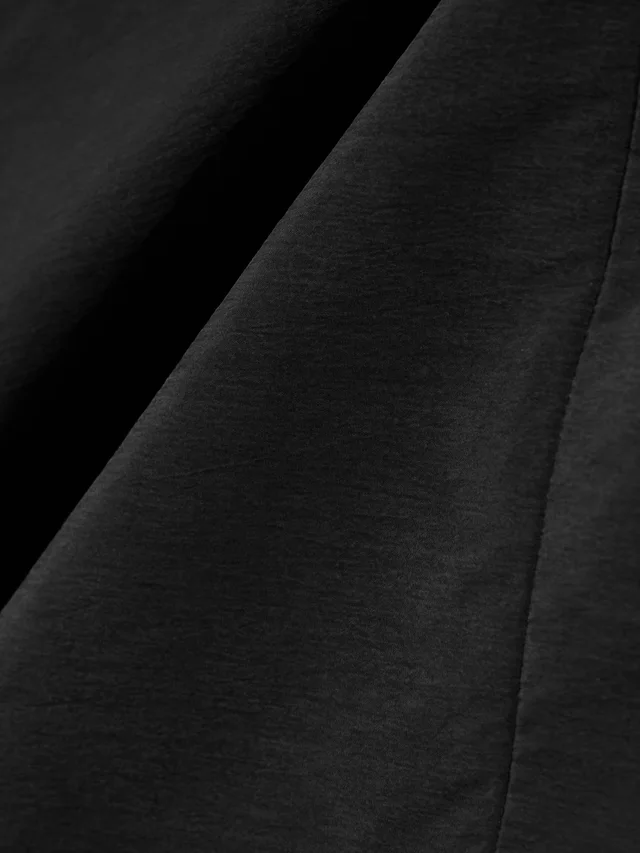 CALVIN KLEIN COLLECTION Lynn draped wool crepe de chine midi dress in black 100% Wool, photo 4 of 5 from NET-A-PORTER (Canada)