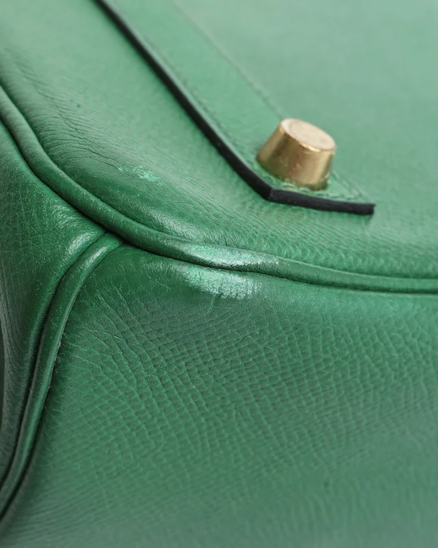 Hermès Birkin 35 Epsom Vert Bengale Bag in Green Epsom leather from A Retro Tale, photo 7 of 13