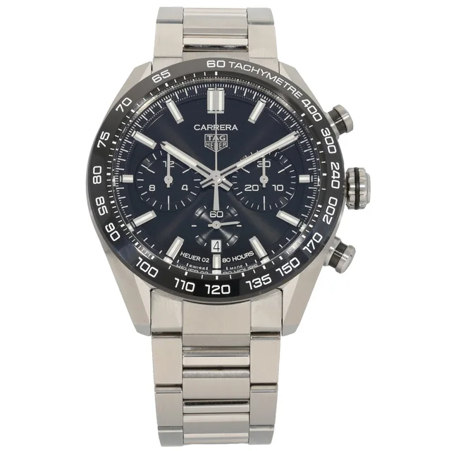 TAG Heuer Carrera CBN2A1B 43mm Stainless Steel Watch from H&T