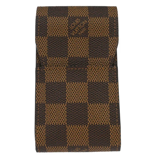 Louis Vuitton Damier Etui Cigarette Case Small Good N63024 in Canvas from AMORE Vintage Tokyo