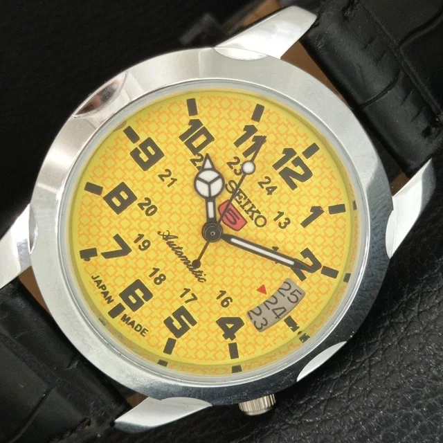 Vintage 1982 Seiko Automatic Mens Silver Watch W/Daydate & Black Accents in gold|silver|gray from Poshmark