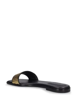 SIMKHAI Slide Sandals with Decorative Band in 63% Polyurethane, 29% Polyester, 8% Thermoplastic Polyurethane, photo 4 of 5 from LUISAVIAROMA
