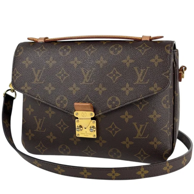Louis Vuitton Pochette Metis MM 2-Way Shoulder Bag Monogram Brown in Brown from The Reluxe