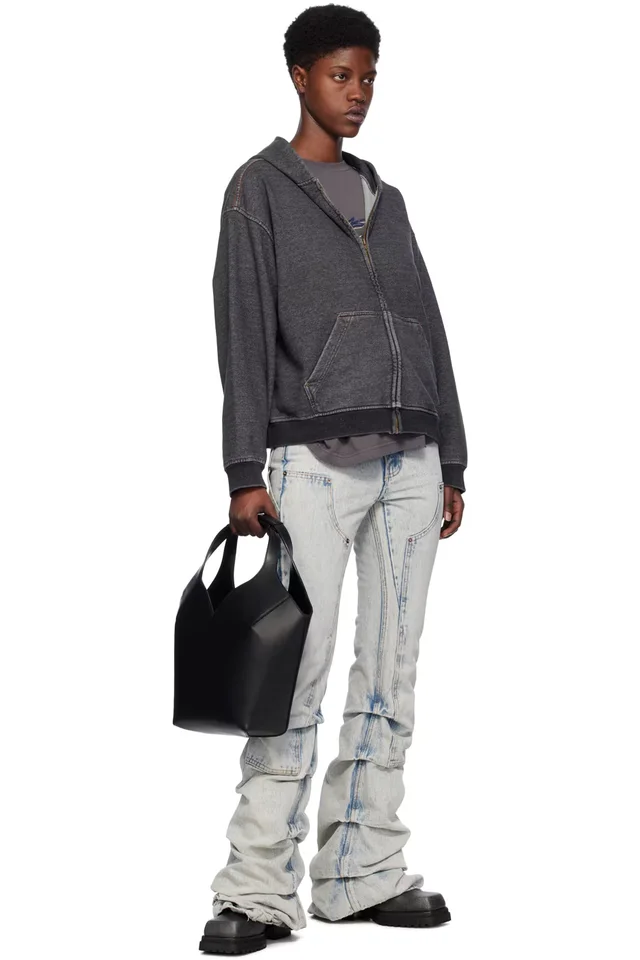 We11done Gray Printed T-Shirt, photo 4 of 4 from SSENSE