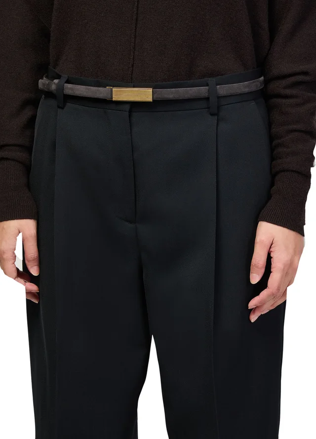 KHAITE Empire belt in Brown 100% calfskin, photo 2 of 4 from 24S (US)