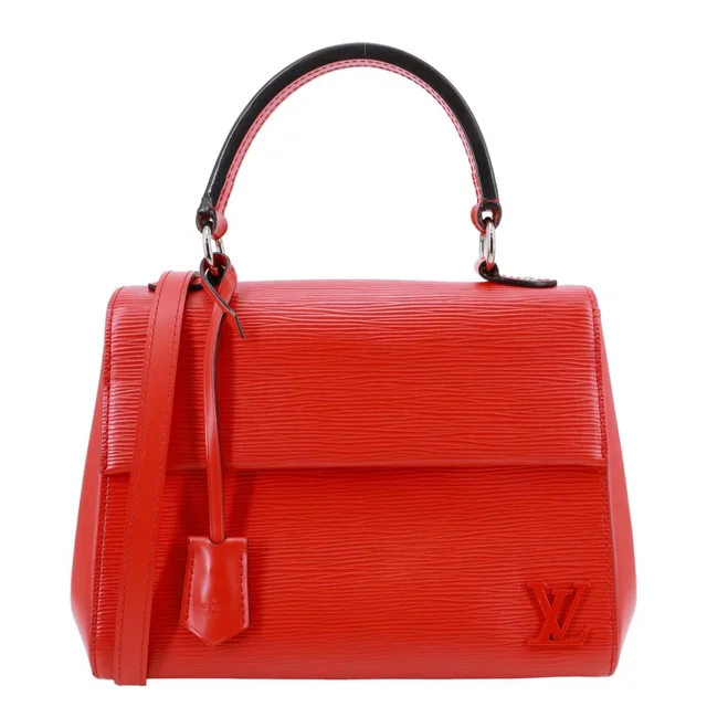 Louis Vuitton Cluny MM Epi Leather Top Handle Crossbody Bag Red in Red Leather from Dallas Designer Handbags