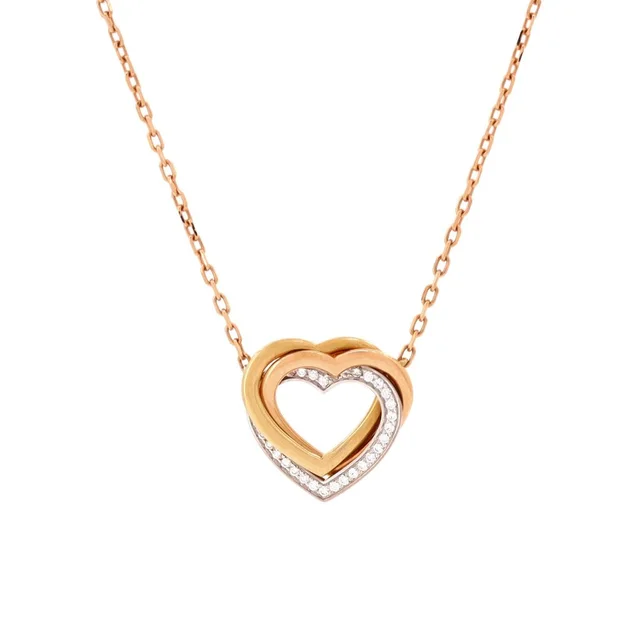 Trinity De Cartier Heart Pendant Necklace in gold from Poshmark