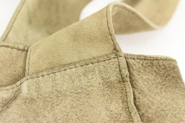 Chanel Light Brown Suede Patchwork Messenger Shopper Bag in Brown Suede from Bagriculture