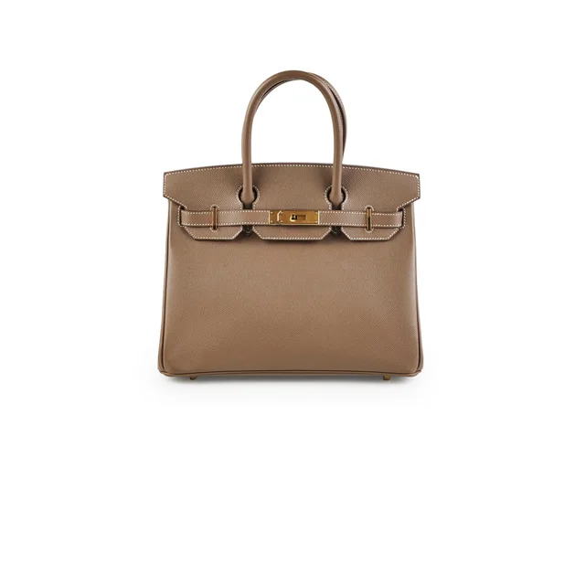 Hermès Birkin 30 Epsom Etoupe - U Stamp in Taupe Epsom leather from The Purse Affair