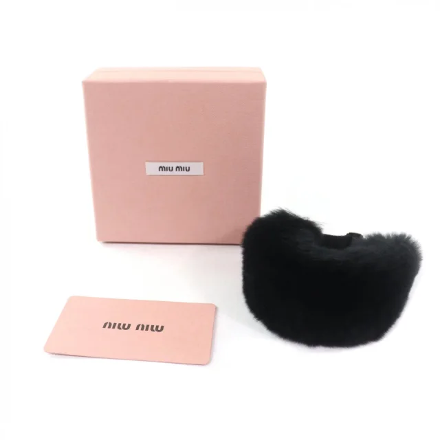 Miu Miu 5IB198 Bracelet in Black Others from LuxUness, photo 2 of 9