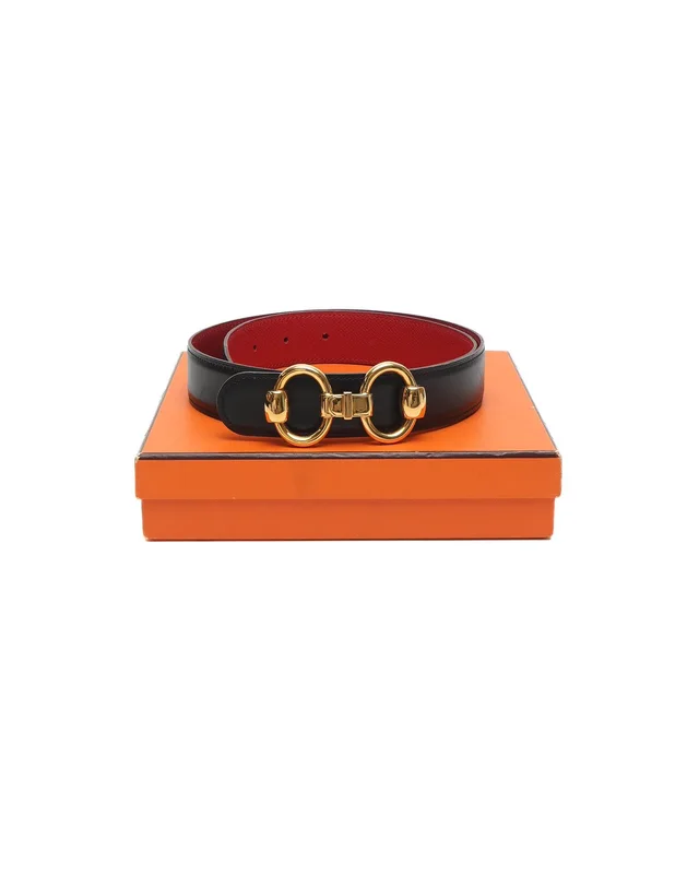 Hermès Horsebit Belt, size 75 in Leather from A Retro Tale, photo 2 of 6