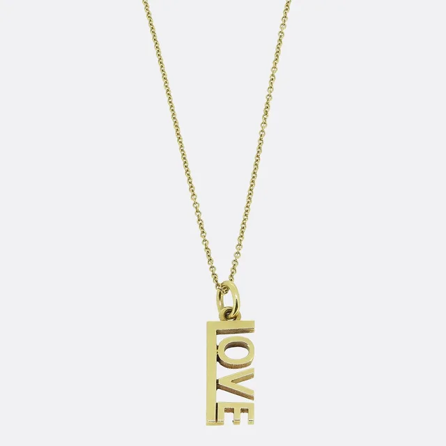 Tiffany & Co. LOVE Pendant Necklace from The Vintage Jeweller