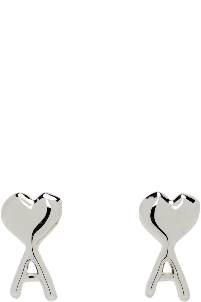 Ami de Coeur Hammered Earrings, image 1 of 1 from SSENSE