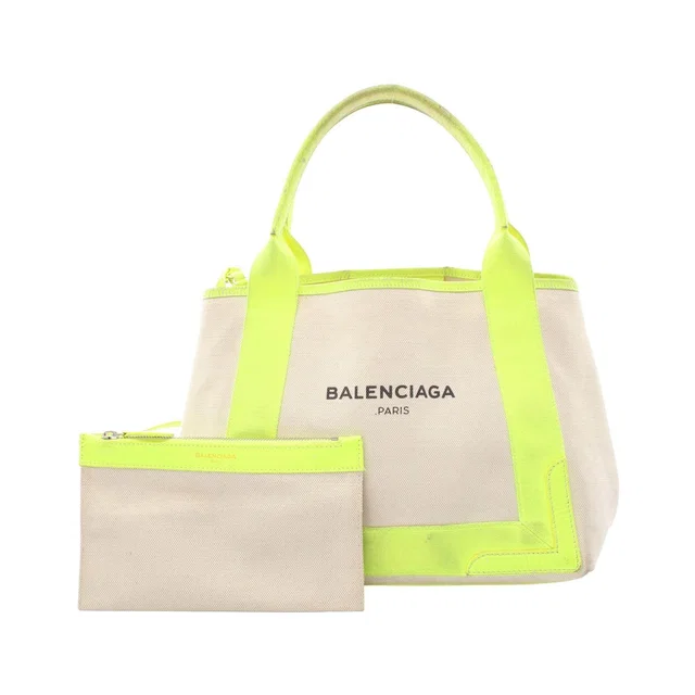 Balenciaga Navy Cabas S Tote Bag in Navy Canvas from LuxUness