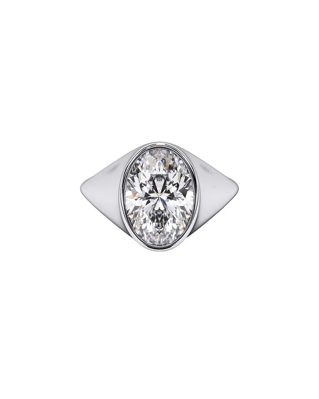 Lab Grown Diamonds 14K 4.00 ct. tw. Lab-Grown Diamond Ring, image 1 of 1 from Rue La La