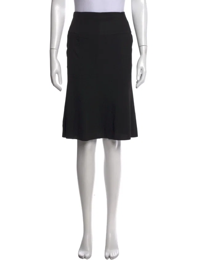 Valentino Garavani Vintage Knee-Length Skirt in black from The RealReal