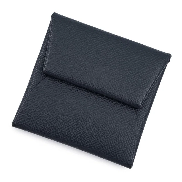 Hermès Bastia Blue Indigo/Vert Amande Epsom in Blue Epsom leather from GALLERY RARE