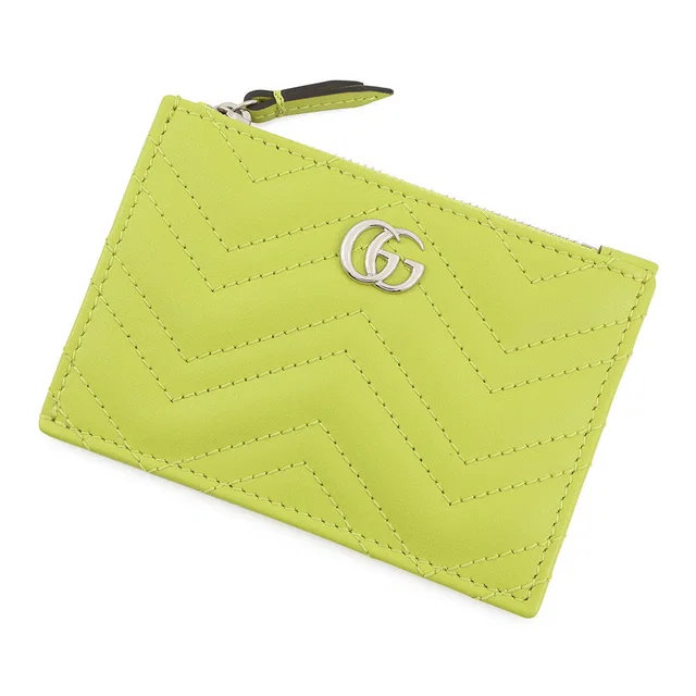 Gucci Double G Key Case Light Green837747 Leather in Leather from GALLERY RARE