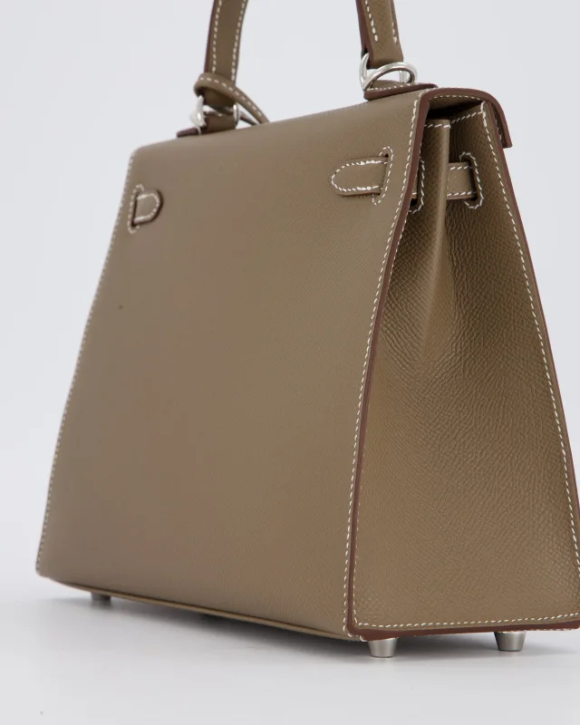 Hermès Kelly 25 Sellier Bag in Taupe Epsom leather from Sellier, photo 11 of 20