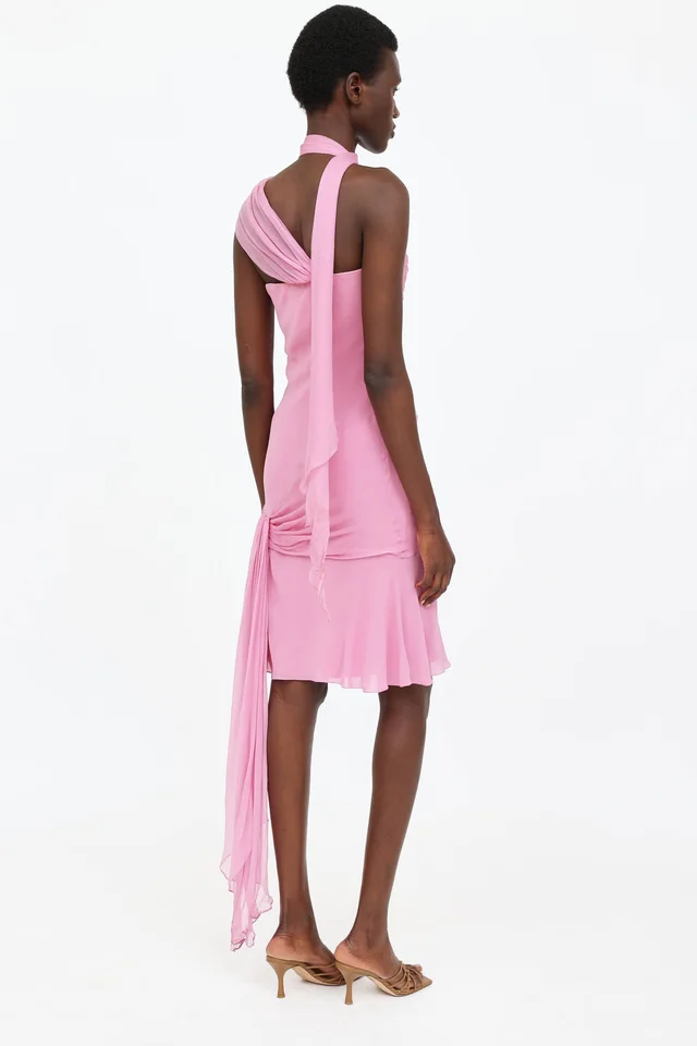 Dior FW 2005 Silk Dress in Silk from VSP Consignment, photo 2 of 2