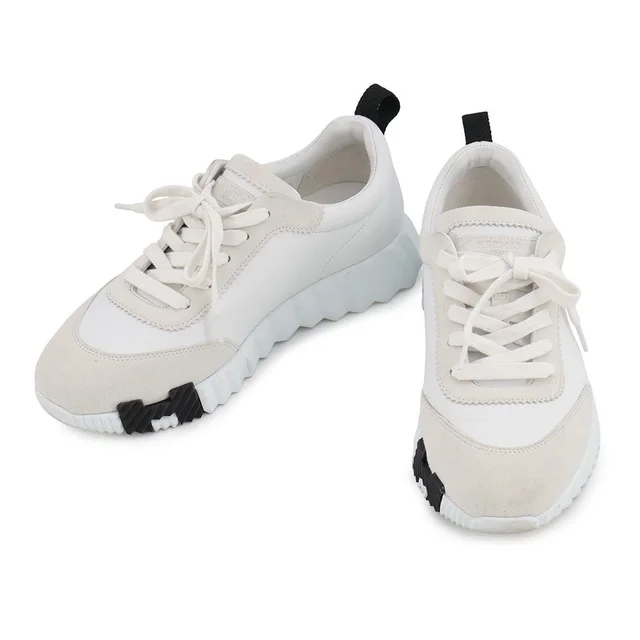 Hermès Sneakers Bouncing Leather Suede in Suede from The Reluxe