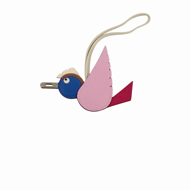 Hermès Birdy Bag Charm in Epsom leather from The Purse Affair