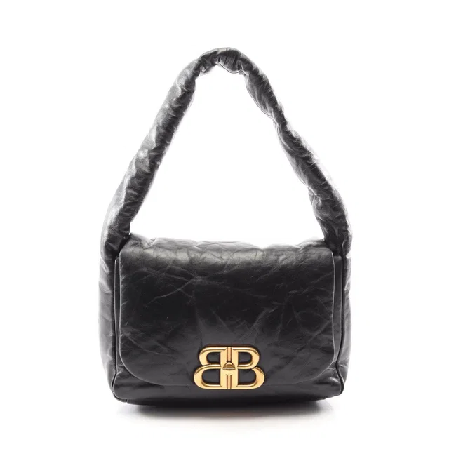 Balenciaga Monaco Leather Shoulder Bag in Leather from LuxUness