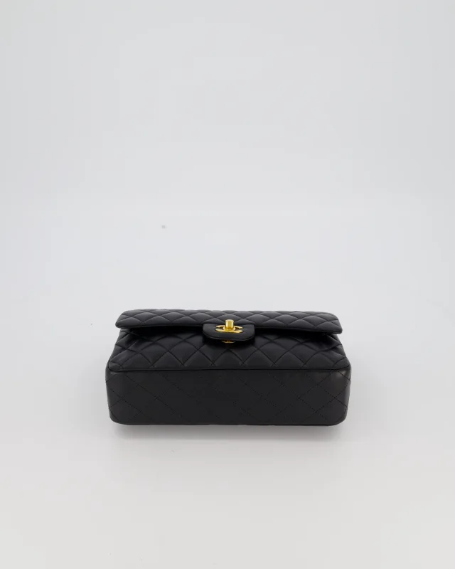 Chanel Medium Classic Double Flap Bag in Black Lambskin from Sellier, photo 18 of 19