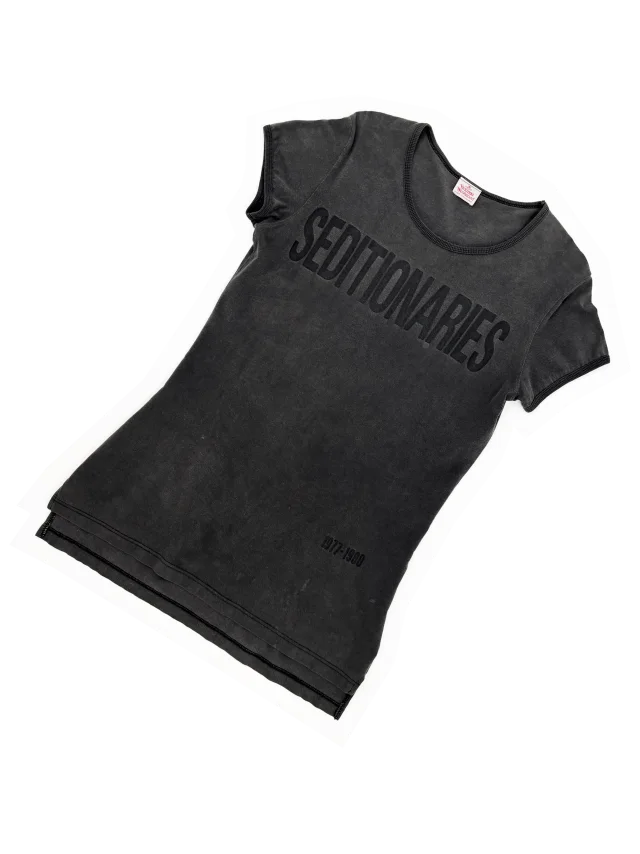 Vivienne Westwood 90s seditionaries print t-shirt from James Veloria