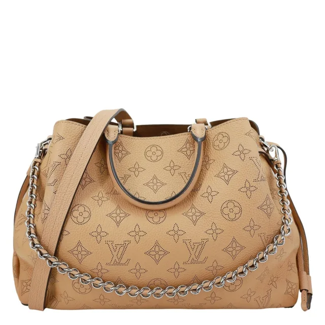 Louis Vuitton Bella Mahina Leather Tote Bag Brown in Brown Leather from Dallas Designer Handbags