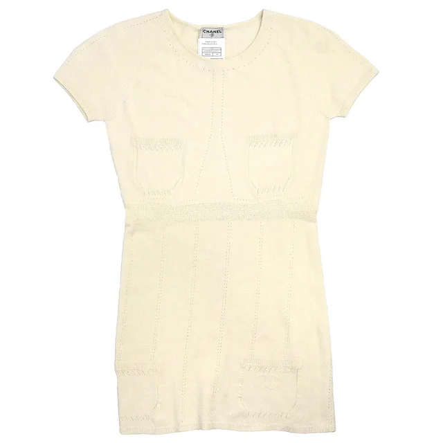 Chanel 2003 Ivory Top #38 in White from AMORE Vintage Tokyo