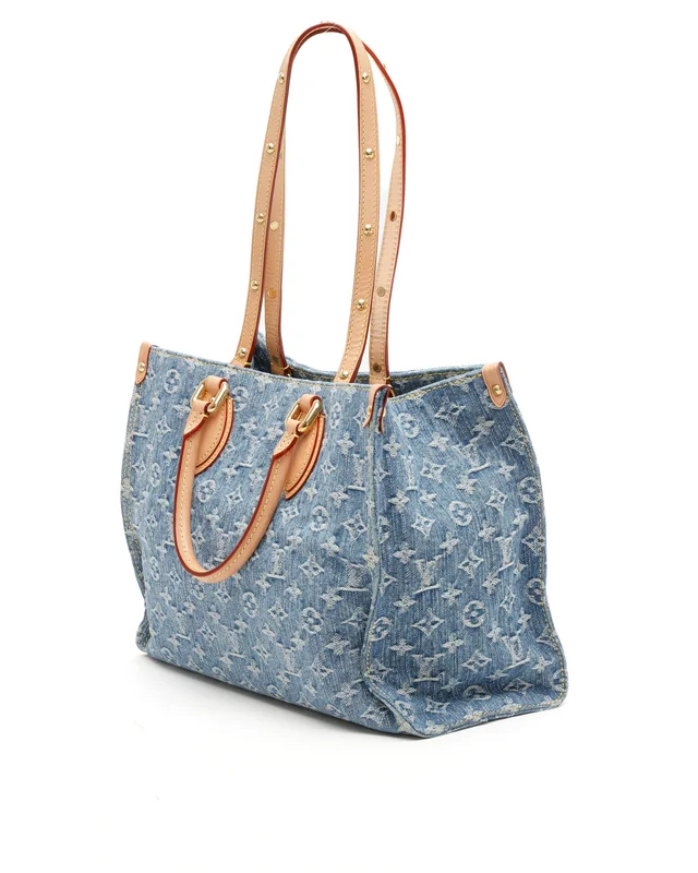 Louis Vuitton Monogram Denim OnTheGo MM Bag in Denim from A Retro Tale, photo 2 of 9