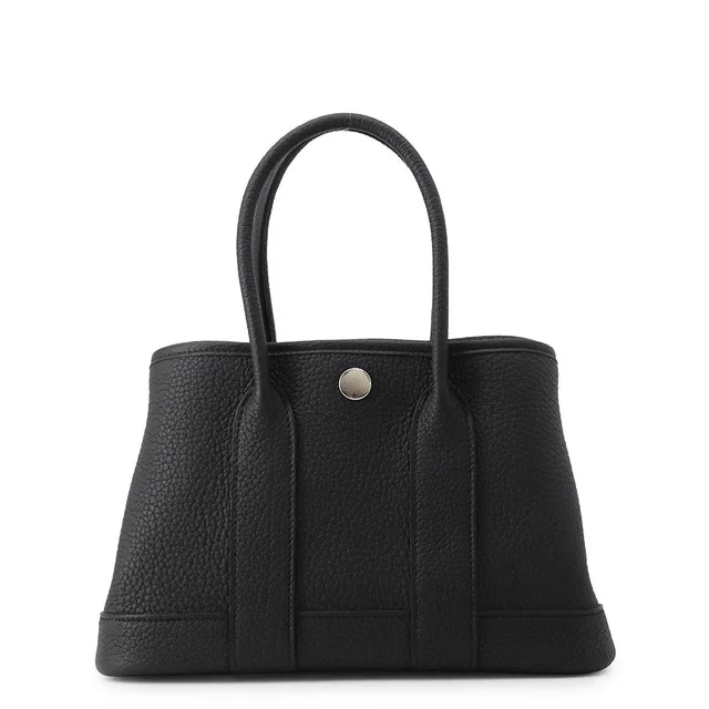 Hermès Neo Garden Black Negonda Leather in Black Leather from GALLERY RARE