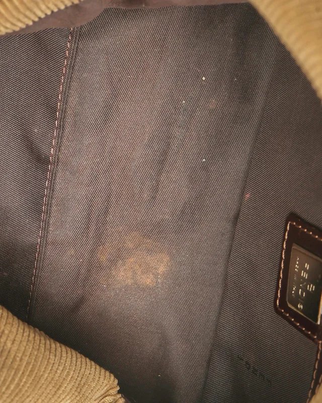 Fendi Corduroy Fold Over Baguette Bag from A Retro Tale, photo 7 of 8