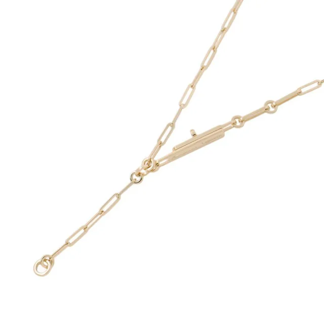 Hermès Kelly Chaine Lariat Necklace Size STH218272B 00ST 18K Yellow Gold in Yellow from GALLERY RARE, photo 3 of 13