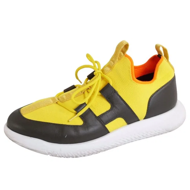 Hermès Sneakers Duel Fabric in Leather from The Reluxe