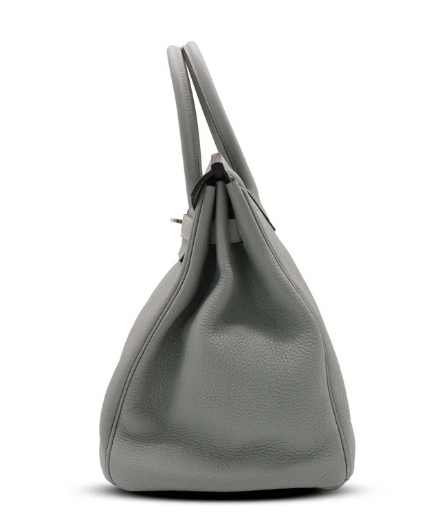 Hermès B35 Gris Mouette in Grey from Luxury Promise, photo 3 of 12