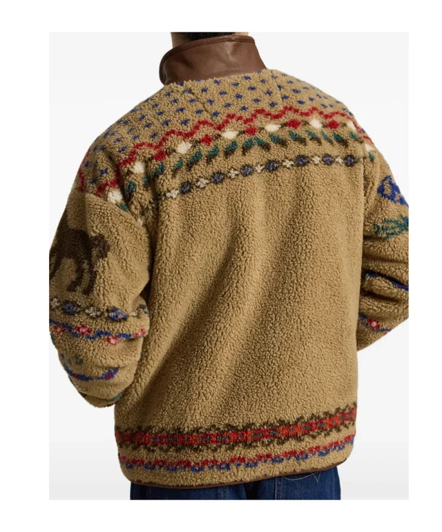 Polo Ralph Lauren Fleece Intarsia Zip Jacket, photo 6 of 6 from SENSER