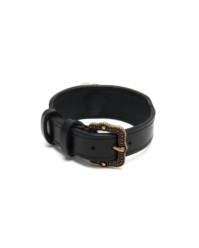 Gucci Lionhead Leather Bracelet in Leather from A Retro Tale, photo 2 of 3