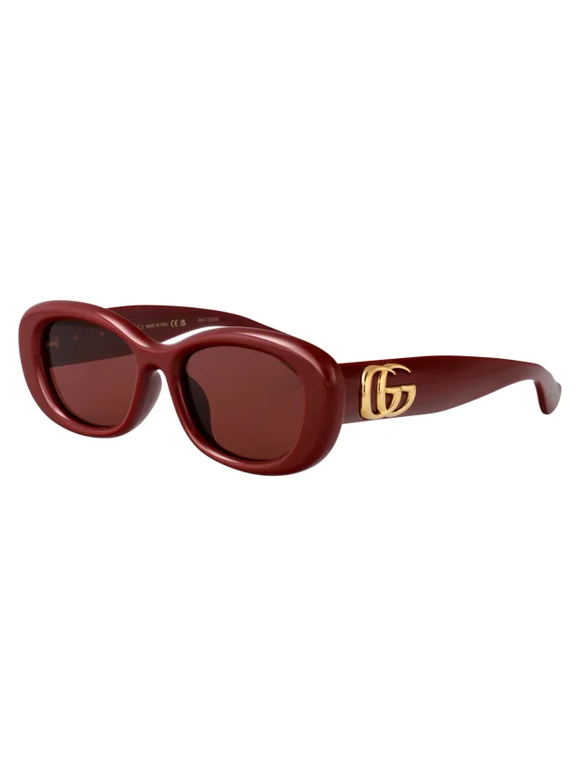 Gucci Gg1829sk Sunglasses — Burgundy Injected in Burgundy from HEWI, photo 2 of 3