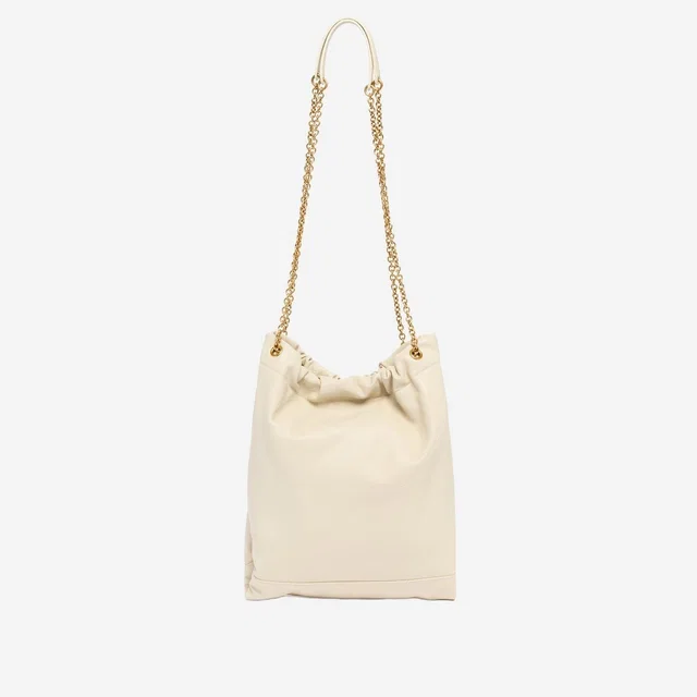 Saint Laurent Jamie Pochon Shoulder Bag — Beige Lamb Leather in Beige Lambskin from HEWI