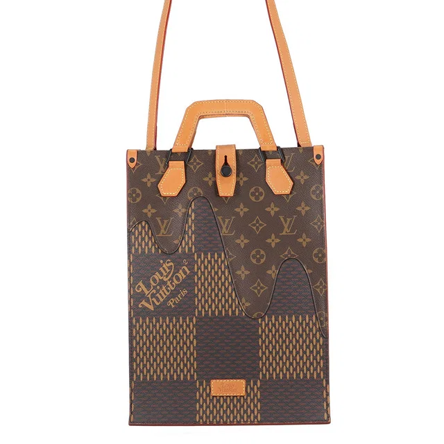 Louis Vuitton Mini tote NoirN40355 Damier Ebene Canvas Giant Monogram in Brown Canvas from GALLERY RARE