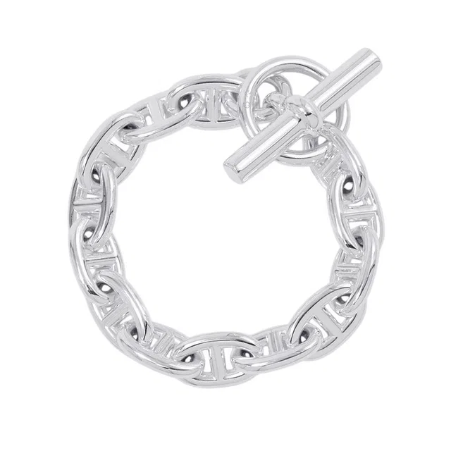 Hermès Chaine d'Ancre Bracelet 13 frames Size MM SV925 from GALLERY RARE