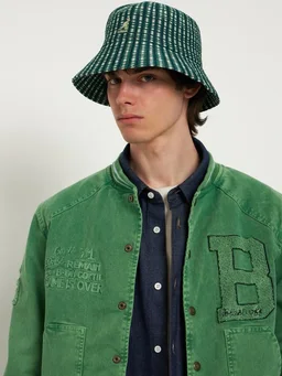 Kangol Wide brim bucket hat in 45% Modacrylic, 42% Polyester, 100% Nylon, photo 3 of 6 from LUISAVIAROMA