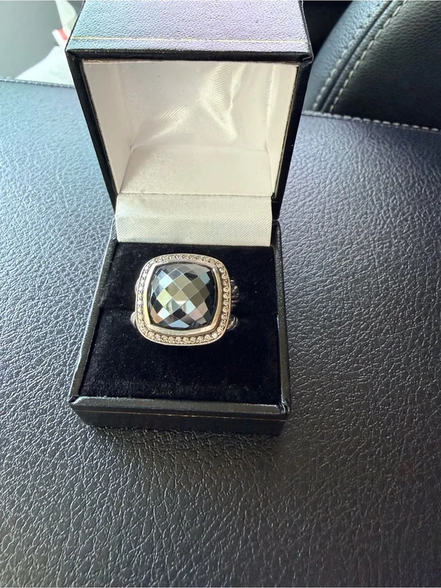 David Yurman rings in silver|black|gray from Poshmark