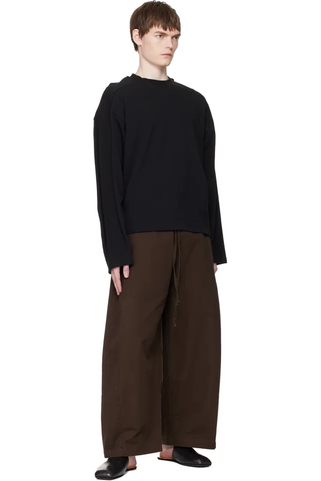 Entire Studios Black Heavy Long Sleeve T-shirt, photo 4 of 4 from SSENSE