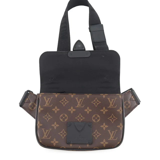 Louis Vuitton SPadlock Sling Bag NoirM45807 Monogram Macassar Canvas in Canvas from GALLERY RARE, photo 6 of 18