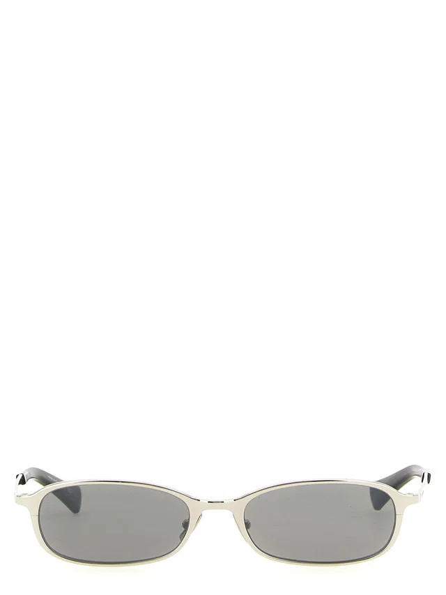 Saint Laurent Sl Sunglasses — Silver Metal Frame in Silver from HEWI